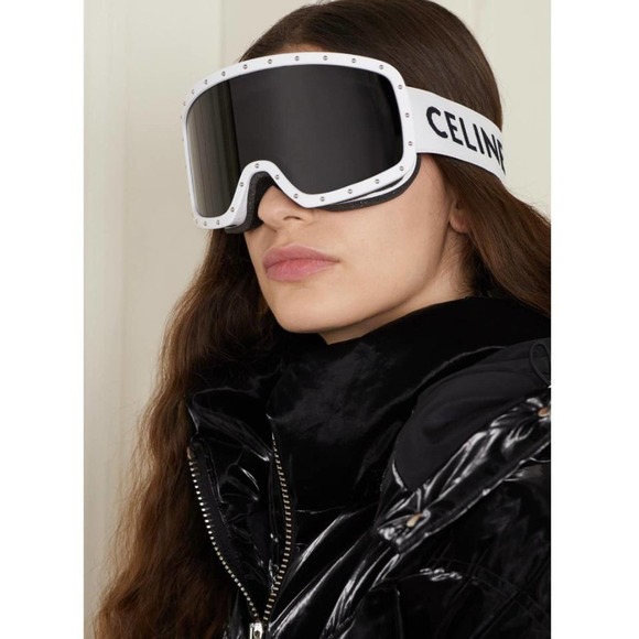 CELINE studded logo jacquard snow ski goggles - Picture 3 of 4